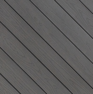 12 ft. Expression Grooved Deck Board Harbor Grey