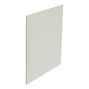 3/8 in. x 16 in. x 16 ft. Vertical Siding Panel Brushed Smooth Light Gray