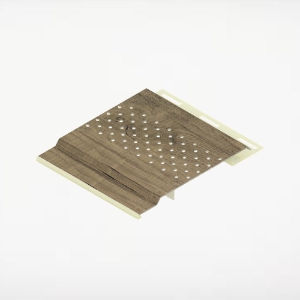 4 in. Vented Soffit 12 ft. Mountain Oak