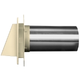 4" Hooded Vent #015 Ivory