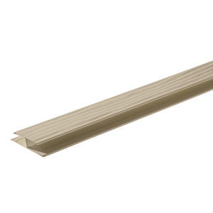 Diamond Kote® 1 1/2 in. x 10 ft. Woodgrain Soffit Channel Sand