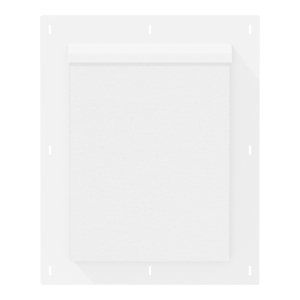 Diamond Kote® RigidMount Blank Universal Mount Block Brushed Smooth White