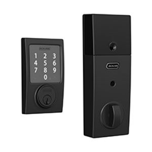 BE479AA Century Touchscreen Deadbolt 622 Matte Black - Box Pack redirect to product page