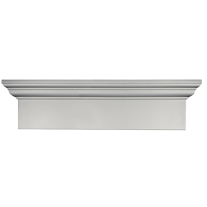 Header Panel Window Form Wausau Supply | 9 in. x 73-5/8 in. Flat Window Header Panel #030 Paintable