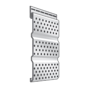 Builder T4 Soffit Matte Full Vent Sand 12 ft.