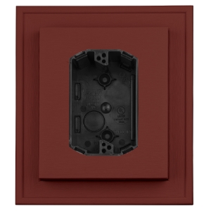 UL Electrical Mount Block #928 Antique Cinnabar