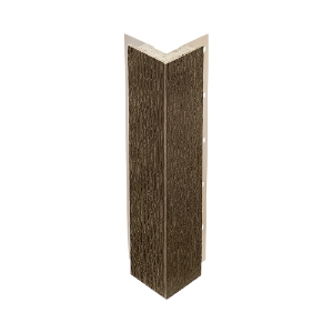 Diamond Kote® 5/4 in. x 4 in. x 16 ft. Rabbeted Woodgrain Outside Corner w/Nail Fin Elkhorn - 1 per pack