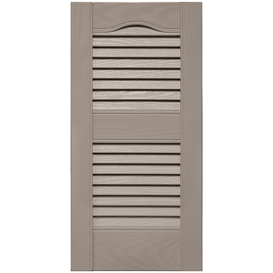 12 in. x 25 in. Open Louver Shutter Clay #008 redirect to product page