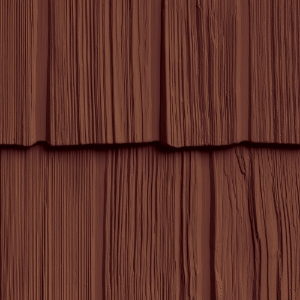 10 in. Staggered Shake 646 Redwood 62.5 in.