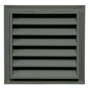 12 in. x 12 in. Square Louver Gable Vent Forest 201