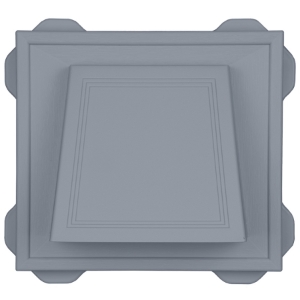 #371 4" Hooded Dryer Vent (Color Match: Royal Blue Gray)