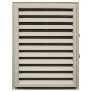 18 in. x 24 in. Rectangle Louver Gable Vent #347 Mist CT Herringbone