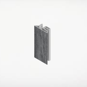 3 in. Quick Click Single Piece Adapter 10 ft. Barnboard Grey