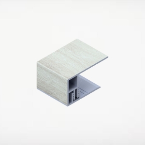 2pc 2 in. Alum/Alum Board & Batten J-Trim 20 ft. Atlantic White 4/pk ChamClad