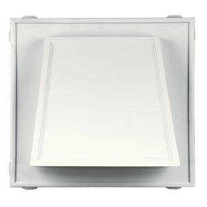 8" Hooded Vent #123 CT Colonial White