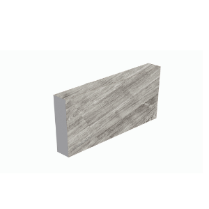 ChamClad Architectural Trim for Column 1 in. x 4 in. x 13 ft. Barnboard Grey