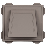 4" Hooded Vent #041 CT Granite Gray