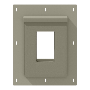 Diamond Kote® RigidMount Receptacle Mount Block Brushed Smooth Terra Bronze
