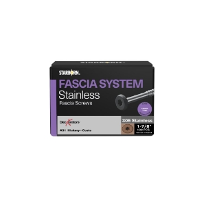 9x1-7/8 SS Fascia Screws-Tan - Gray #31 (Costa, Laguna) 100 Pk