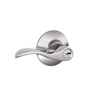 F51A Entry Accent Lever 625 Bright Chrome - Box Pack
