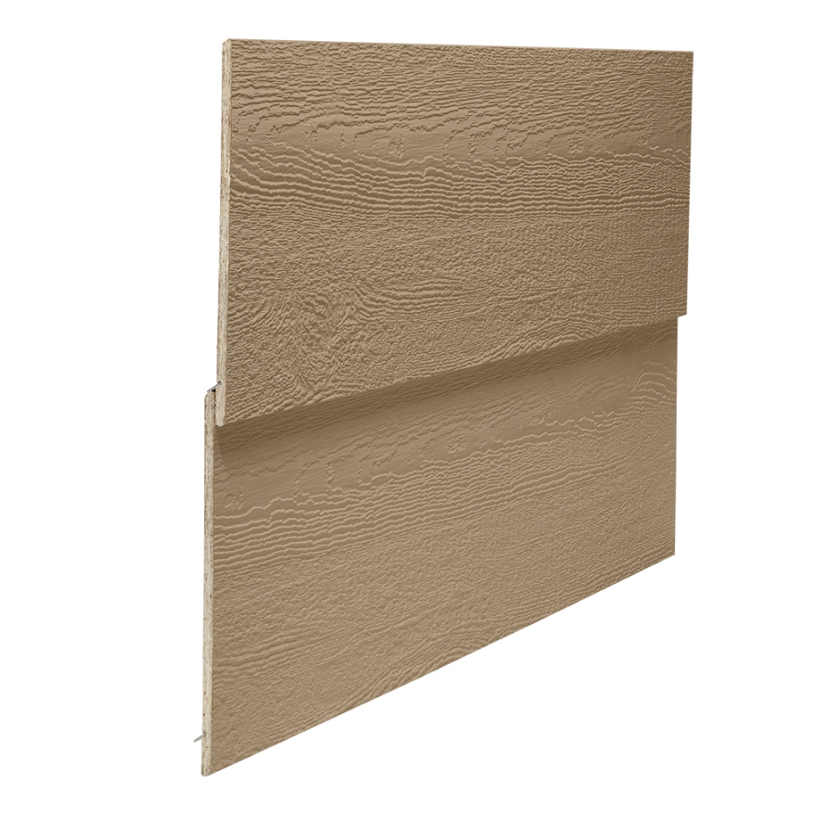 Wausau Supply | 12 in. RigidStack Siding French Gray Woodgrain