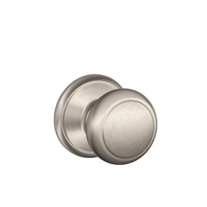 F10 Passage Andover Knob 619 Satin Nickel - Box Pack