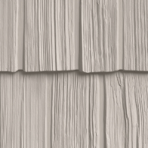 10 in. Staggered Shake 017 Sterling 62.5 in.
