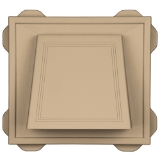 4" Hooded Vent #038 Autumn Tan
