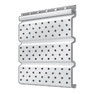 Trad T4 Soffit Matte Full Vent Sterling 12 ft.