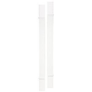 Fluted Pilaster Kit #001 White