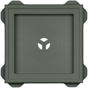 Recessed Square Mount Block Forest 201