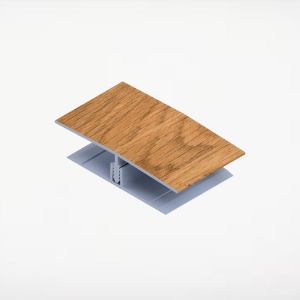 Universal Siding H-Trim 2-Piece 2-3/4 in. x 12 ft. Alum/Alum Manhattan Natural Oak