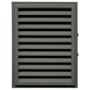 18 in. x 24 in. Rectangle Louver Gable Vent Forest 201