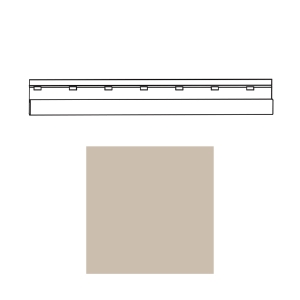 TruCedar 12 ft. Steel Undersill Bennington Beige