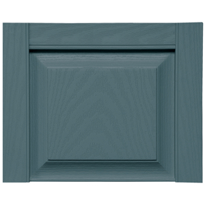 14-3/4 in. Raised Panel Transom Top Wedgewood Blue