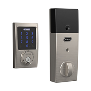 BE469ZP Century Touchscreen Deadbolt 619 Satin Nickel - Box Pack redirect to product page